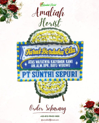 Papan Bunga Duka di Slawi